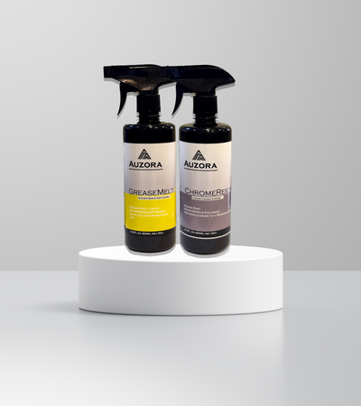 Pack of 2 – Chrome Cleaner & Kitchen Cleaner (400ml Each)